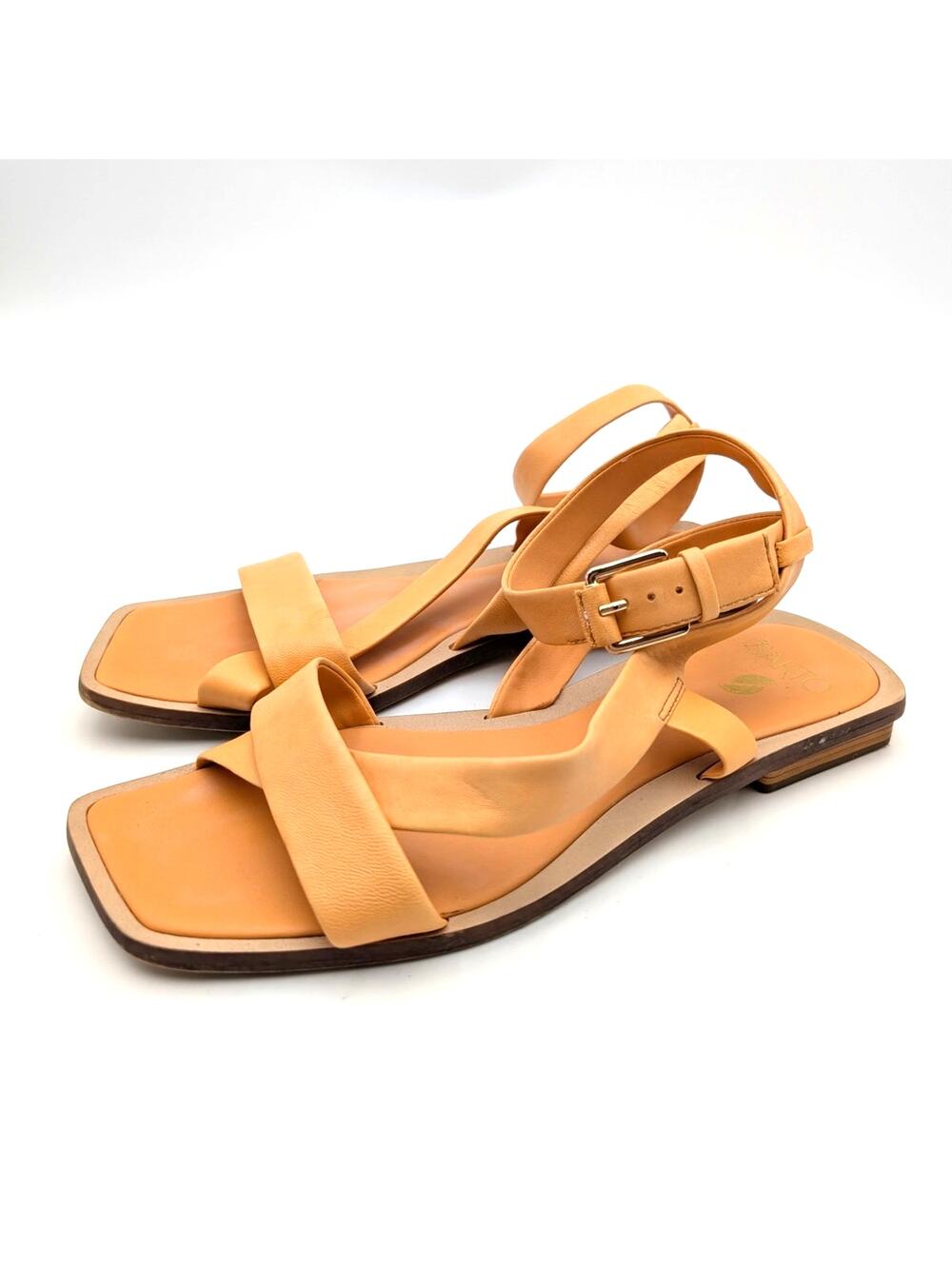 Sarto by Franco Sarto Ema 2 Ankle Strap Sandals Women's Orange Size US10M EU40